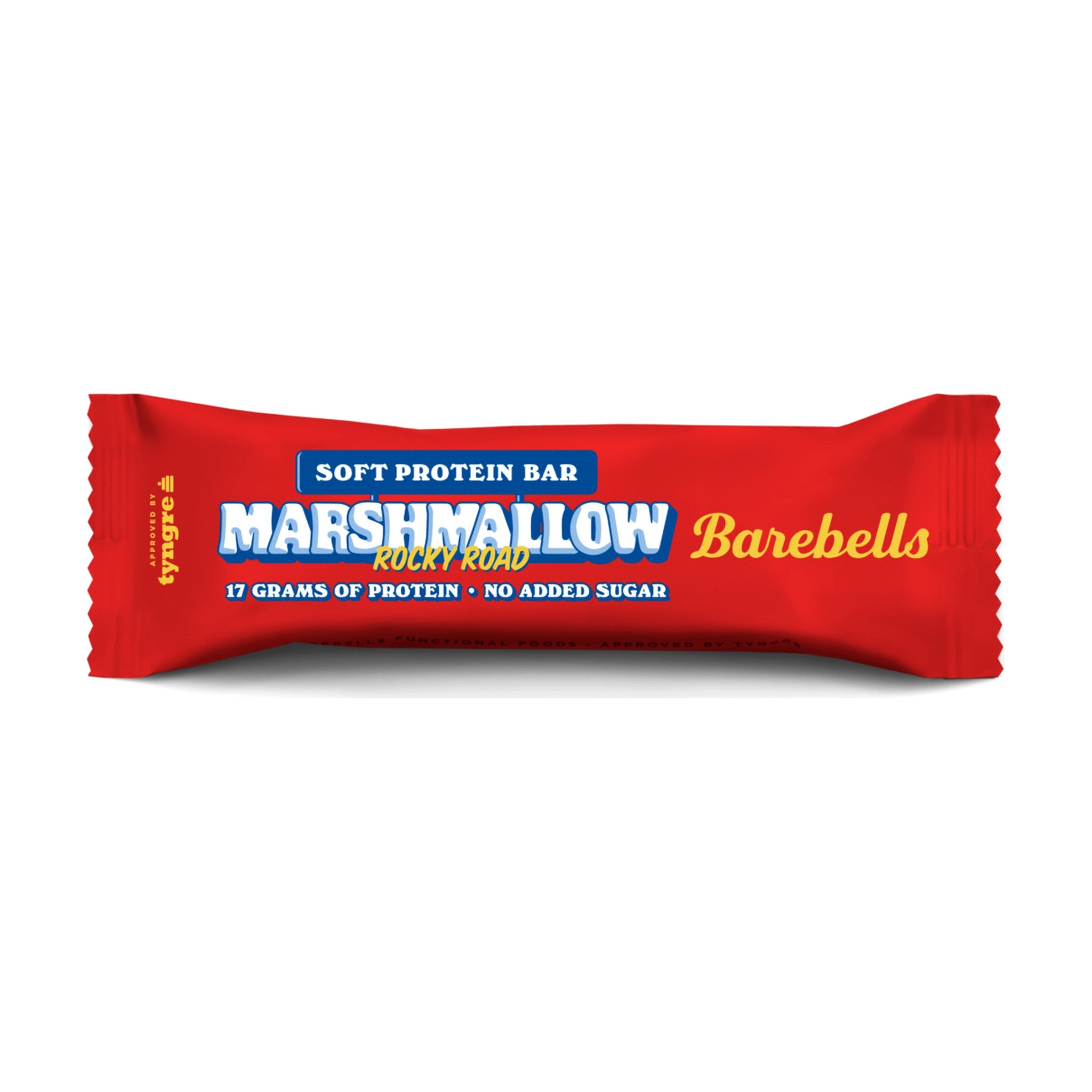 Barebells eiwitreep Marshmallow Rocky Road, 55 gram, 17 gram eiwit per reep